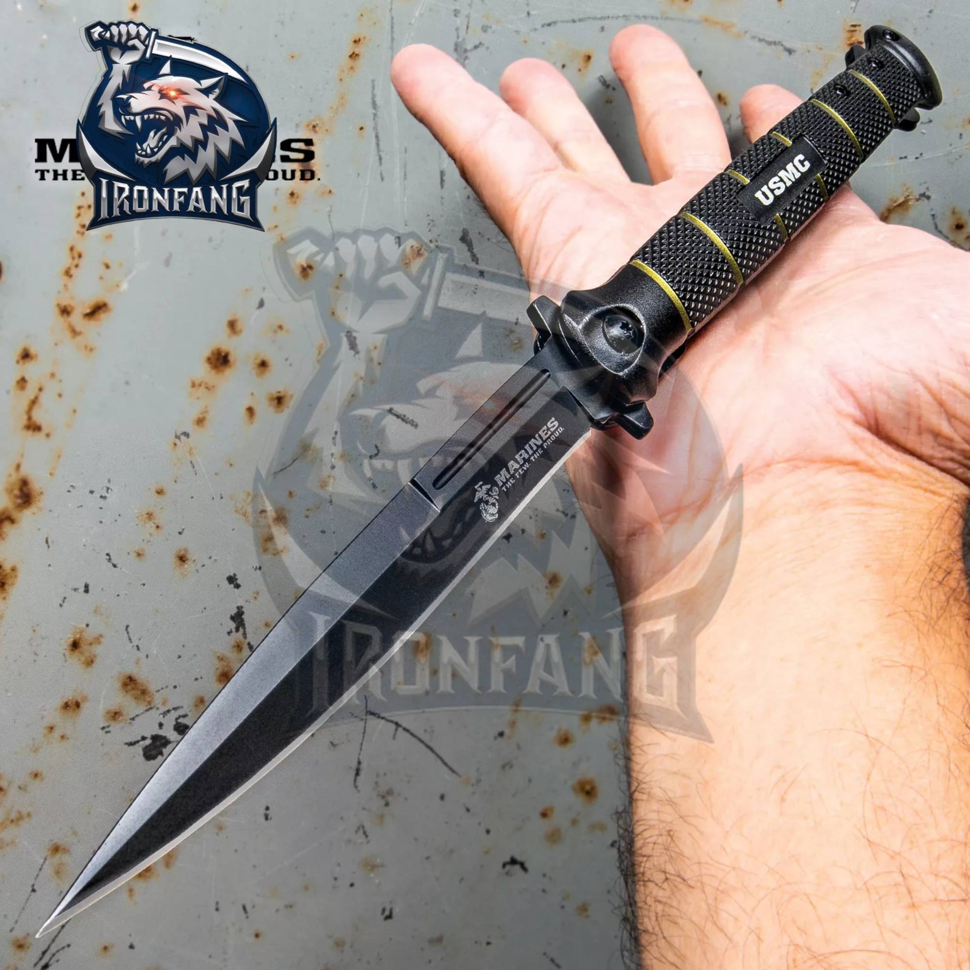 12-Inches-Extra-Large-USMC-Marines-Knife-Stiletto-Ironfangknife