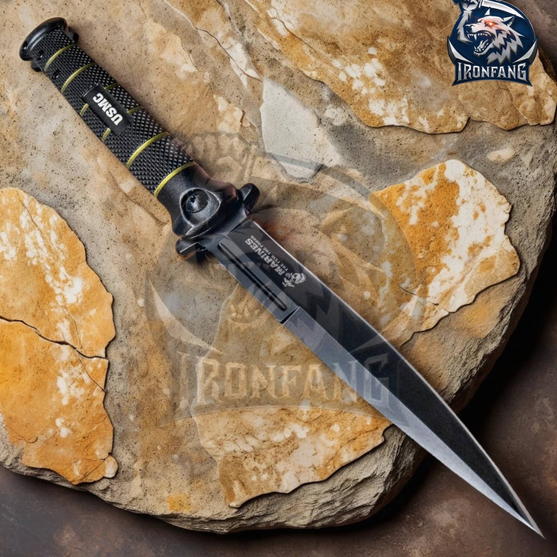 12-Inches-Extra-Large-USMC-Marines-Knife-Stiletto-Ironfangknife