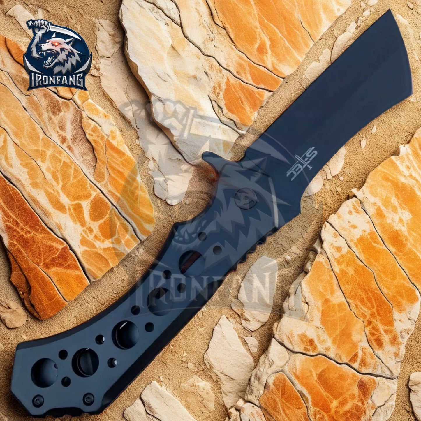 12-Inches-Giant-Black-Cleaver-Ironfangknife