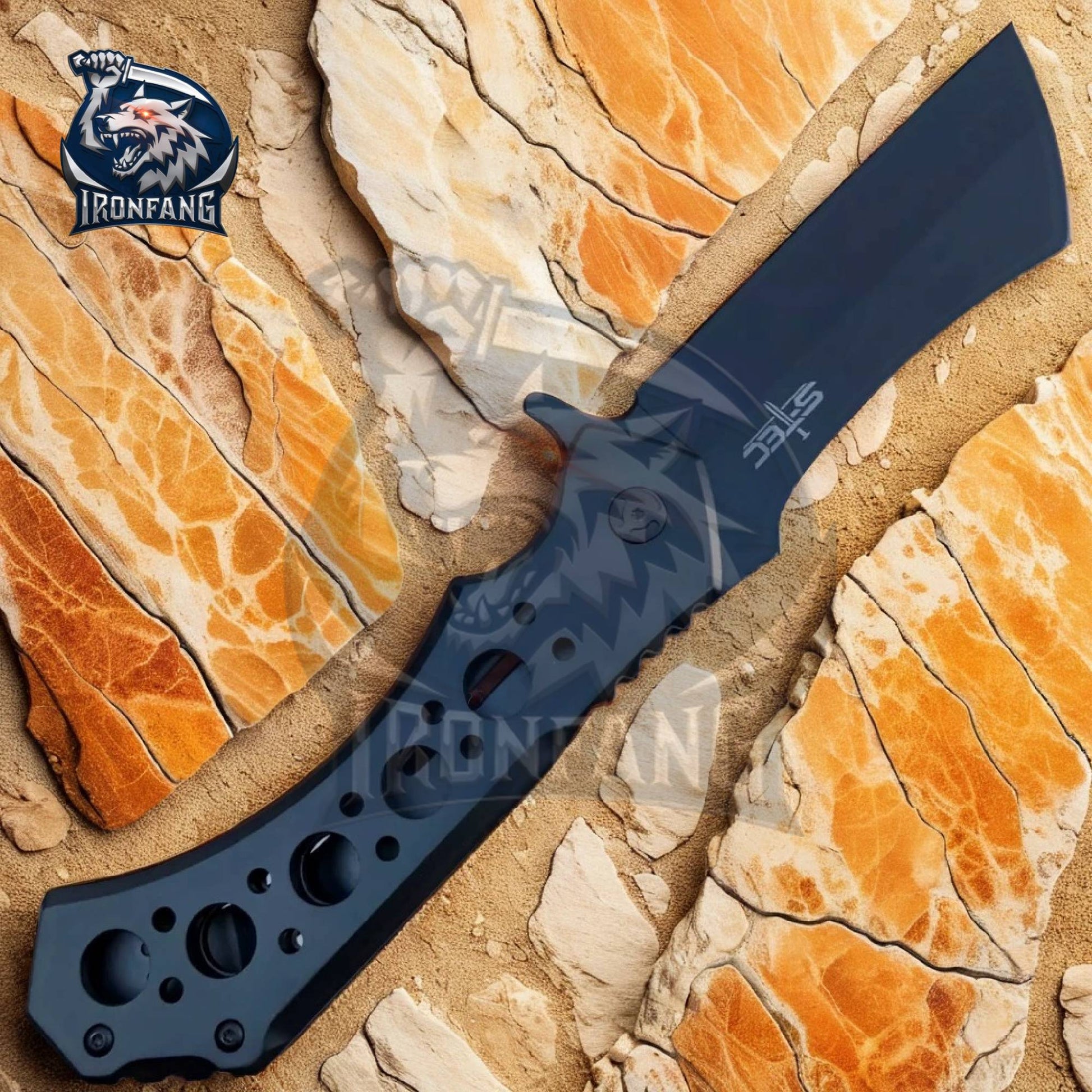 12-Inches-Giant-Black-Cleaver-Ironfangknife