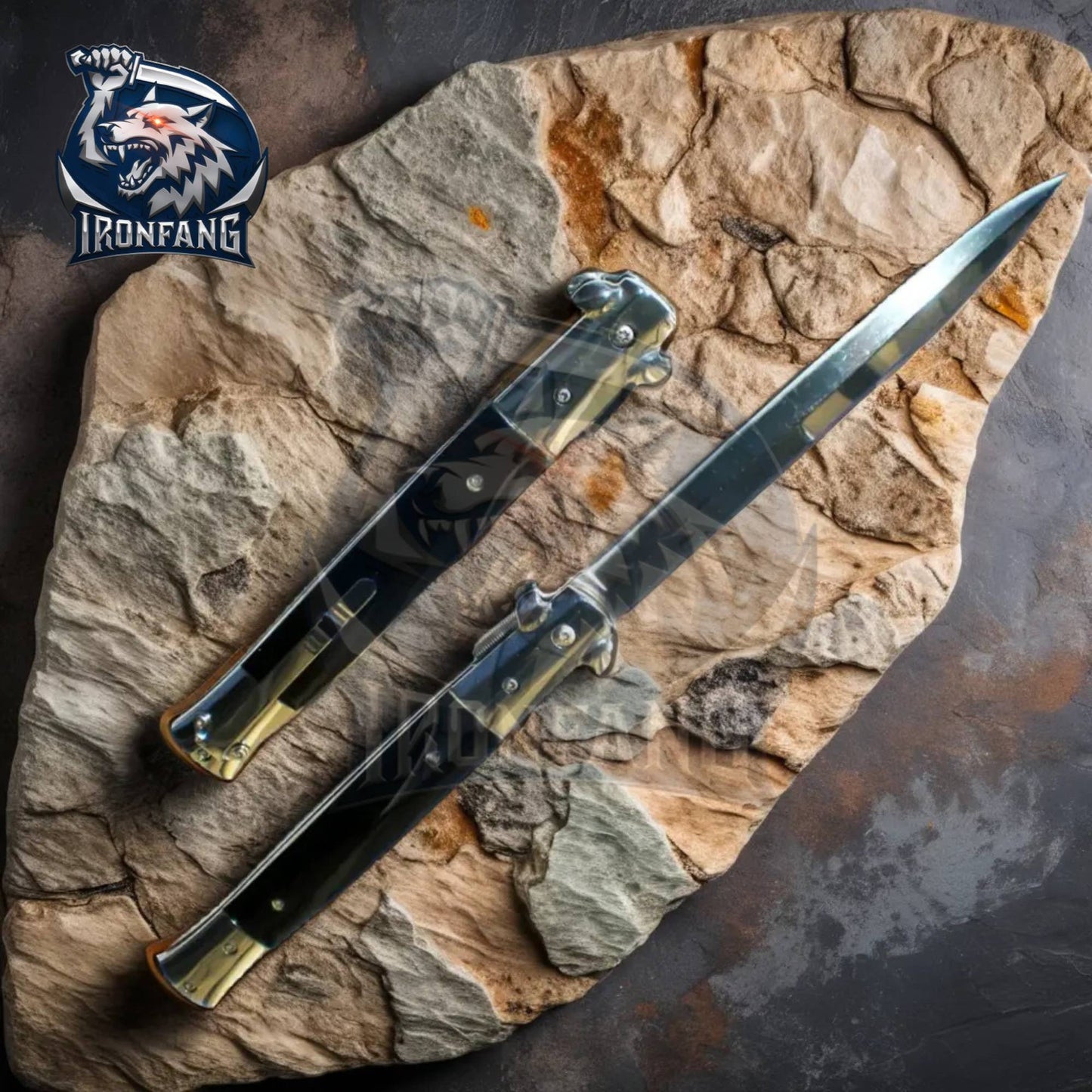 13-inches-Godfather-Italian-Stiletto-Folding-Knife-Ironfangknife