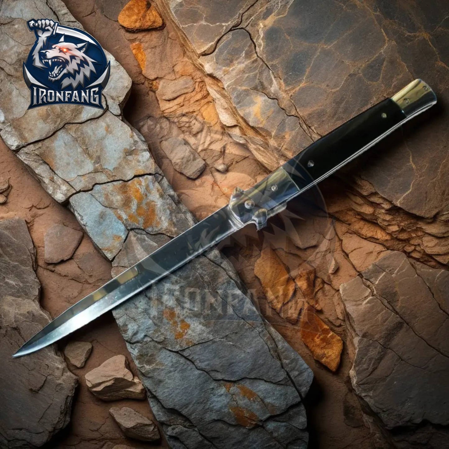 13-inches-Godfather-Italian-Stiletto-Folding-Knife-Ironfangknife