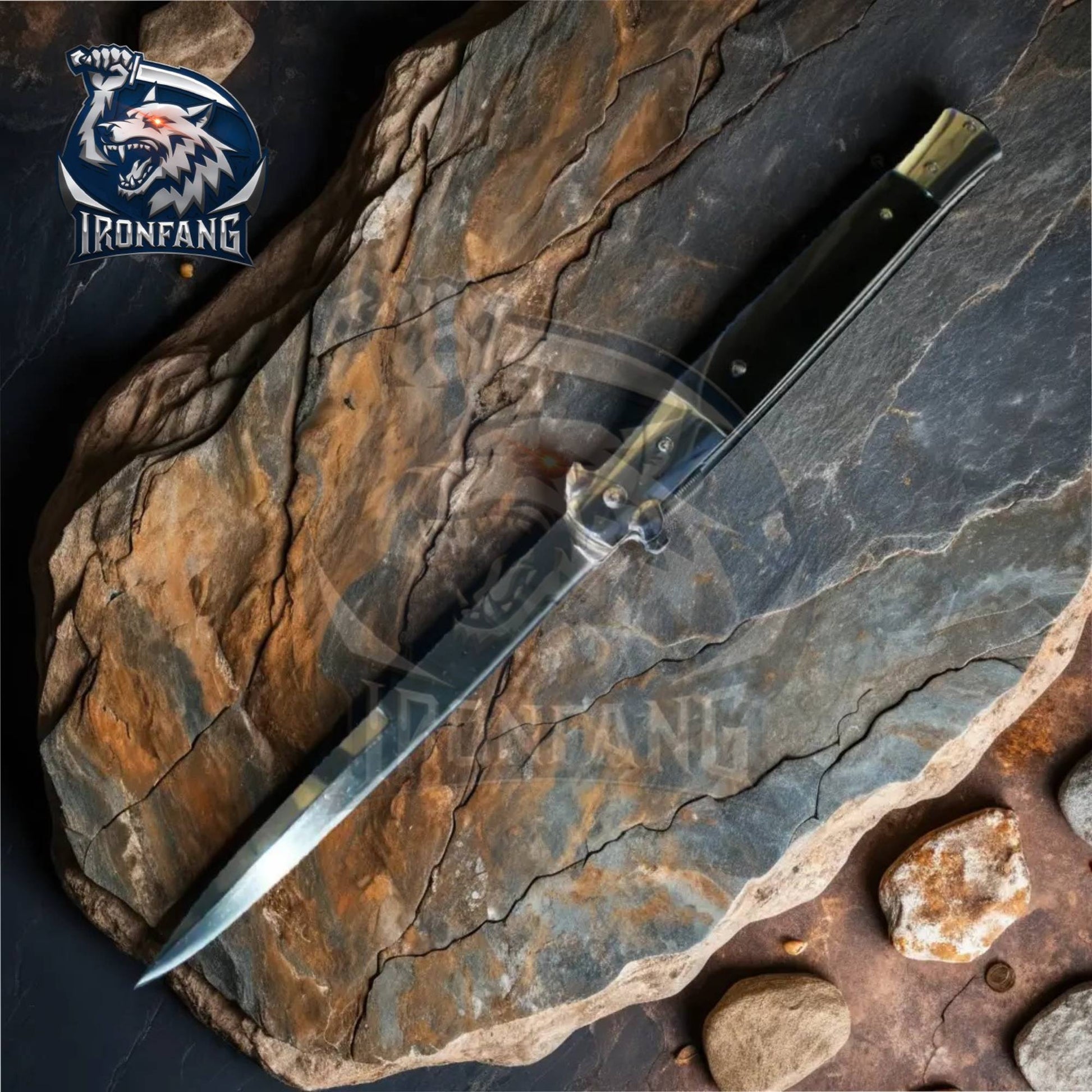 13-inches-Godfather-Italian-Stiletto-Folding-Knife-Ironfangknife