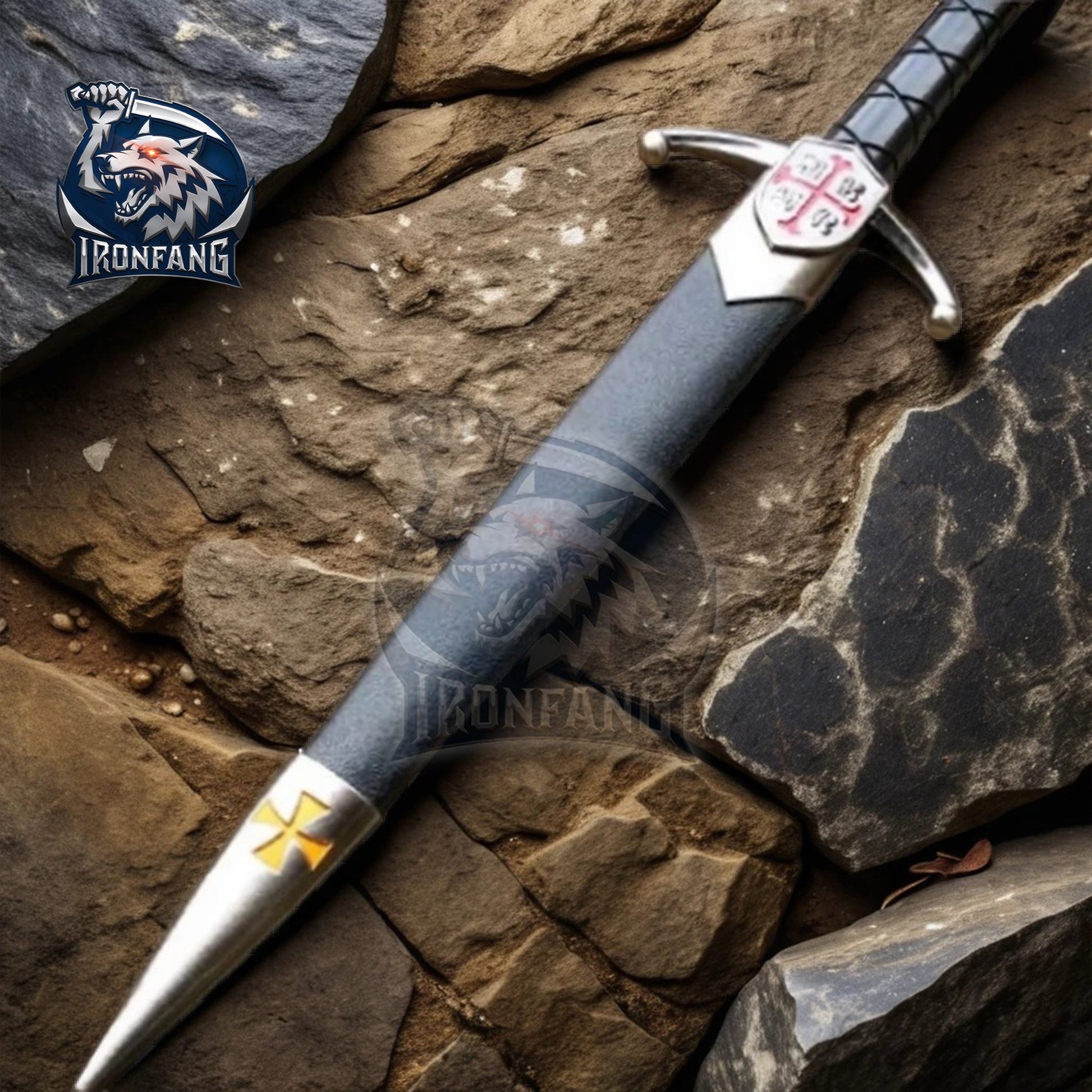 15-celtic-cross-crusader-sword-knife-dagger-ironfangknife