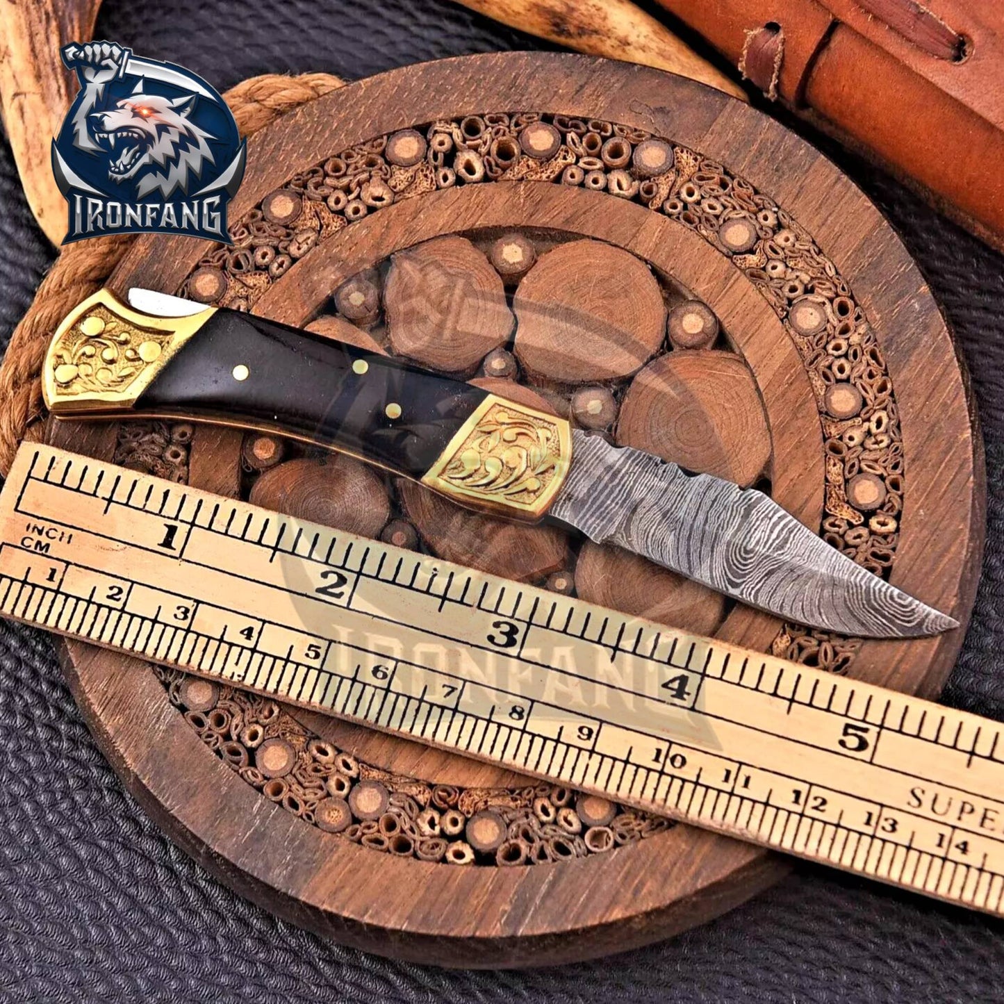 6-inches-Damascus-Steel-Folding-Knife-Ironfangknife