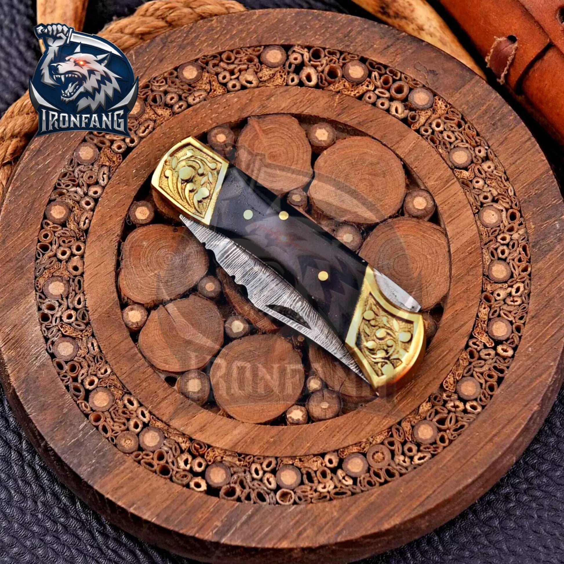 6-inches-Damascus-Steel-Folding-Knife-Ironfangknife