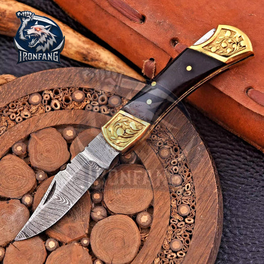 6-inches-Damascus-Steel-Folding-Knife-Ironfangknife
