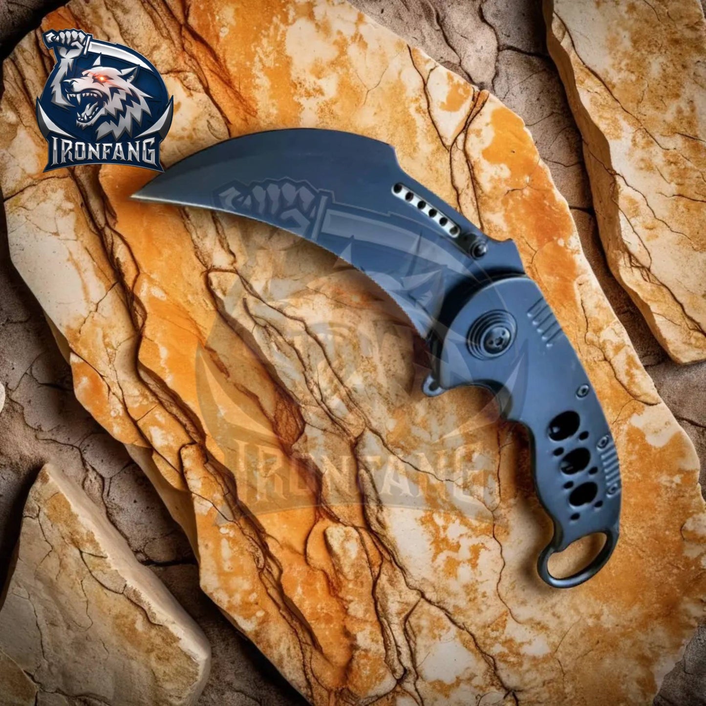 8-Inches-Karambit-Folding-Knife-Ironfangknife