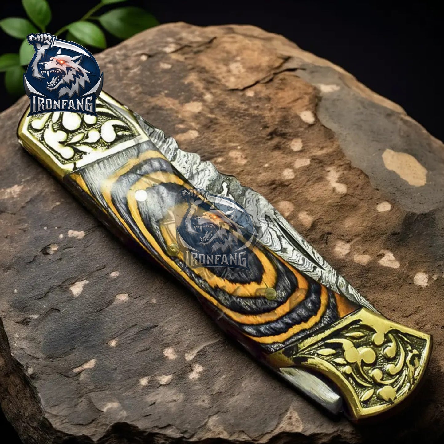 8-inches-Damascus-Pocket-Folding-Knife-With-Sheath
