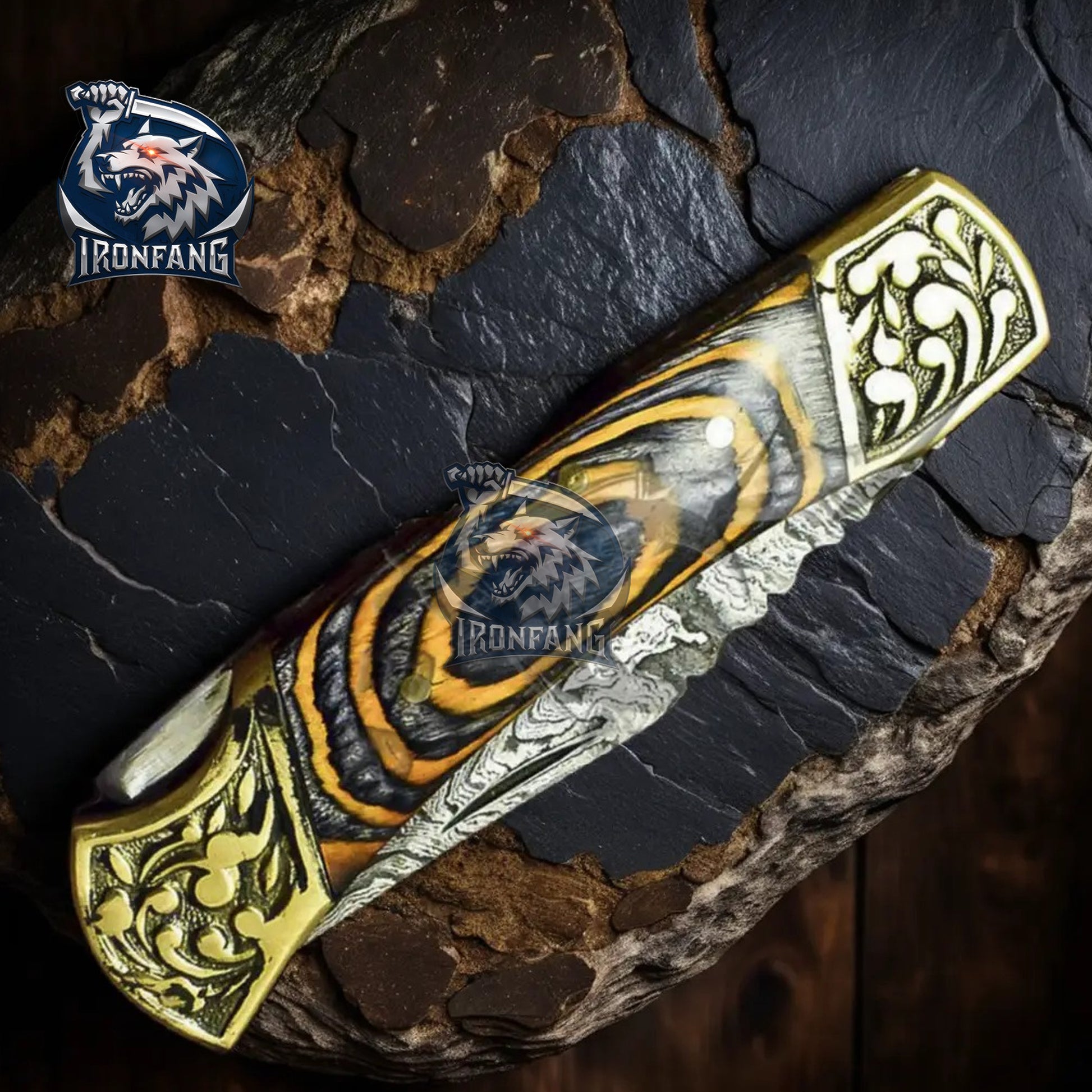 8-inches-Damascus-Pocket-Folding-Knife-With-Sheath