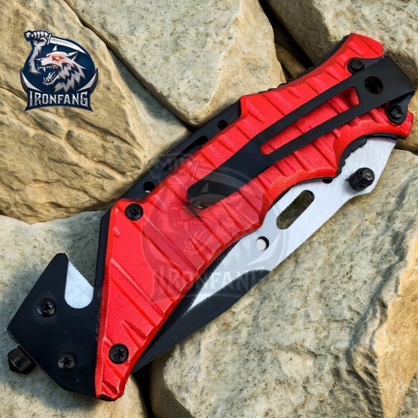9-Inches-Fire-Fighter-Dept-Folding-Pocket-Knife-Ironfangknife