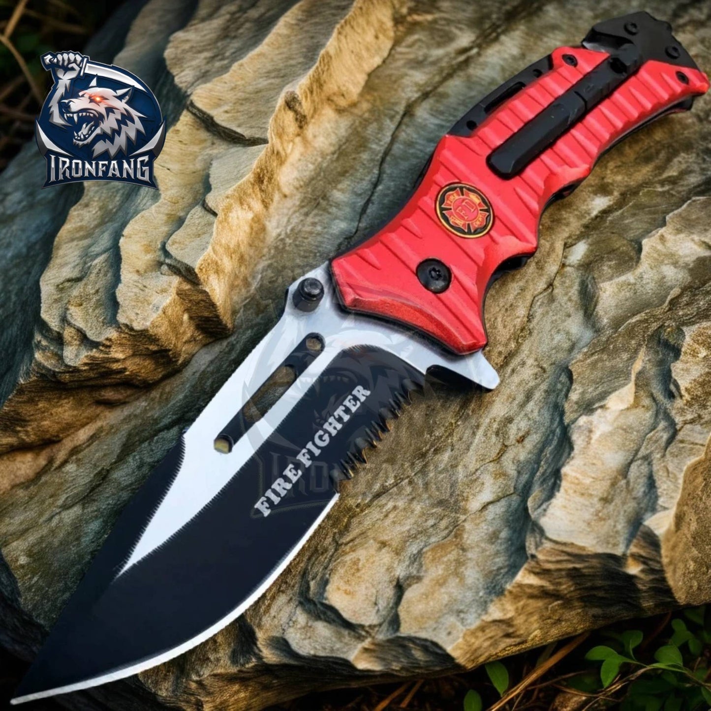 9-Inches-Fire-Fighter-Dept-Folding-Pocket-Knife-Ironfangknife