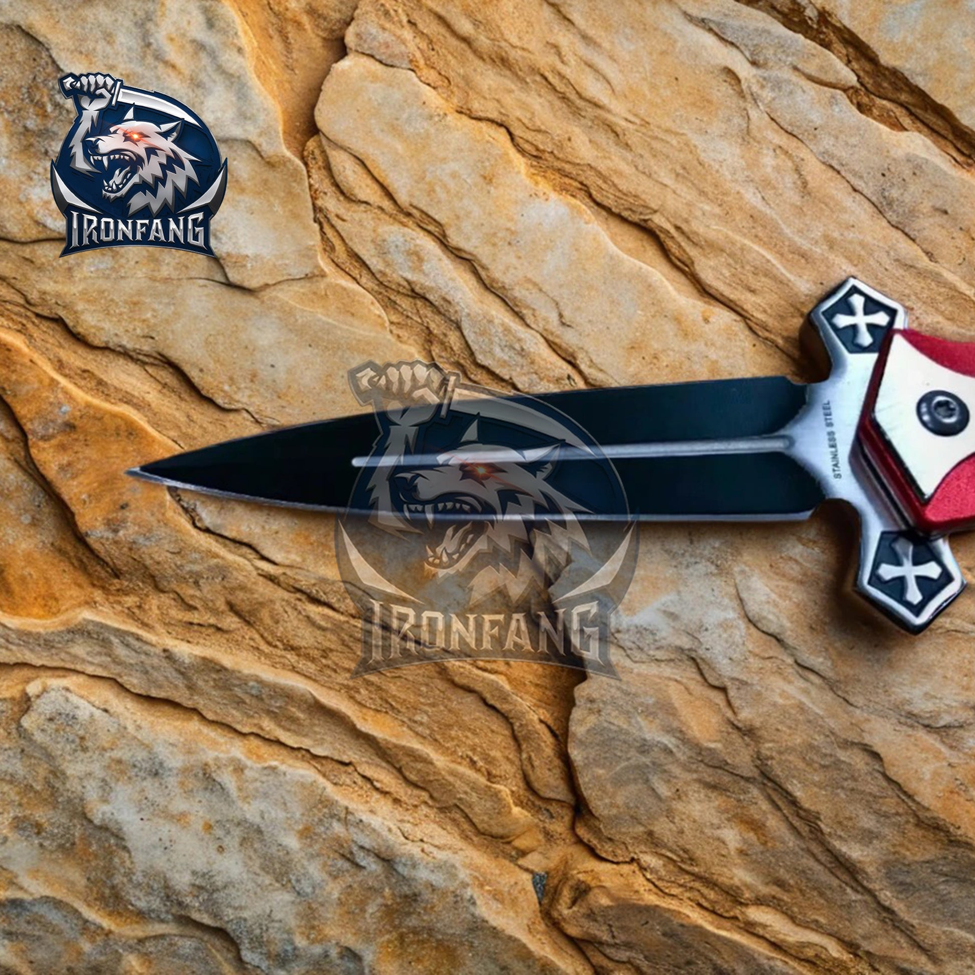 9-inches-Celtic-Cross-Scottish-Folding-Knife-ironfangknife