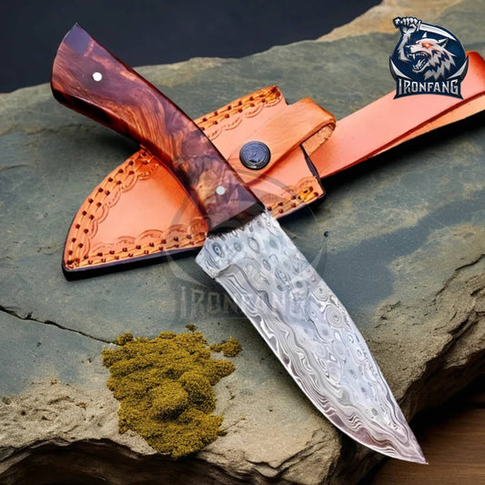 Game Of Thrones Dagger 11" Valyrian Steel Assassin Knife With Sheath Camping, Survival, Hunting gift for Men, Father, Boyfriend IronFang Knife