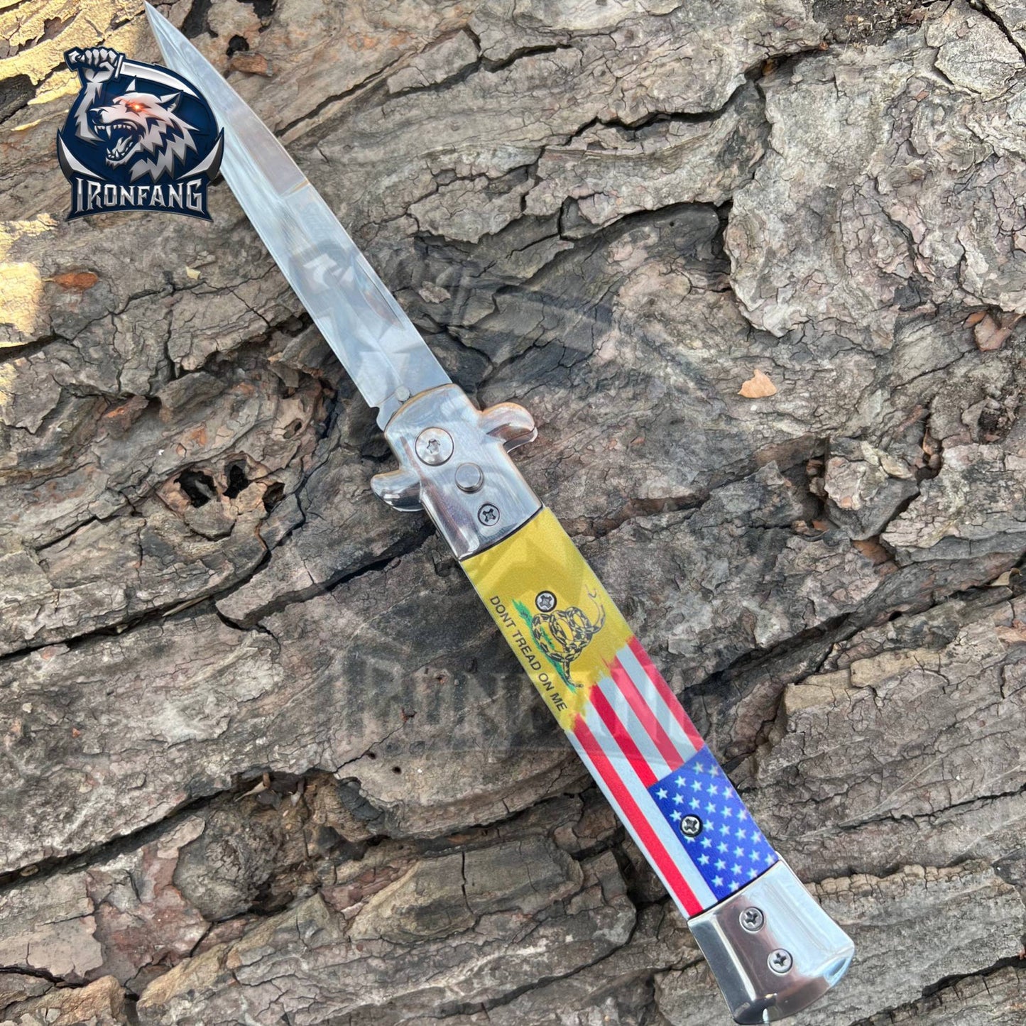 Premium-9-inches-USA-Stiletto-Folding-Knife-Don't-Treat-On-Me