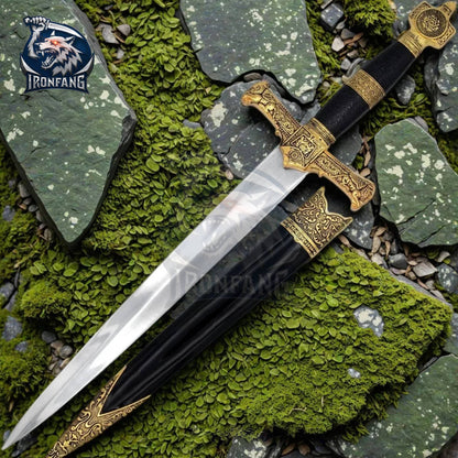 16" King Solomon Medieval Templar Crusader Steel Dagger