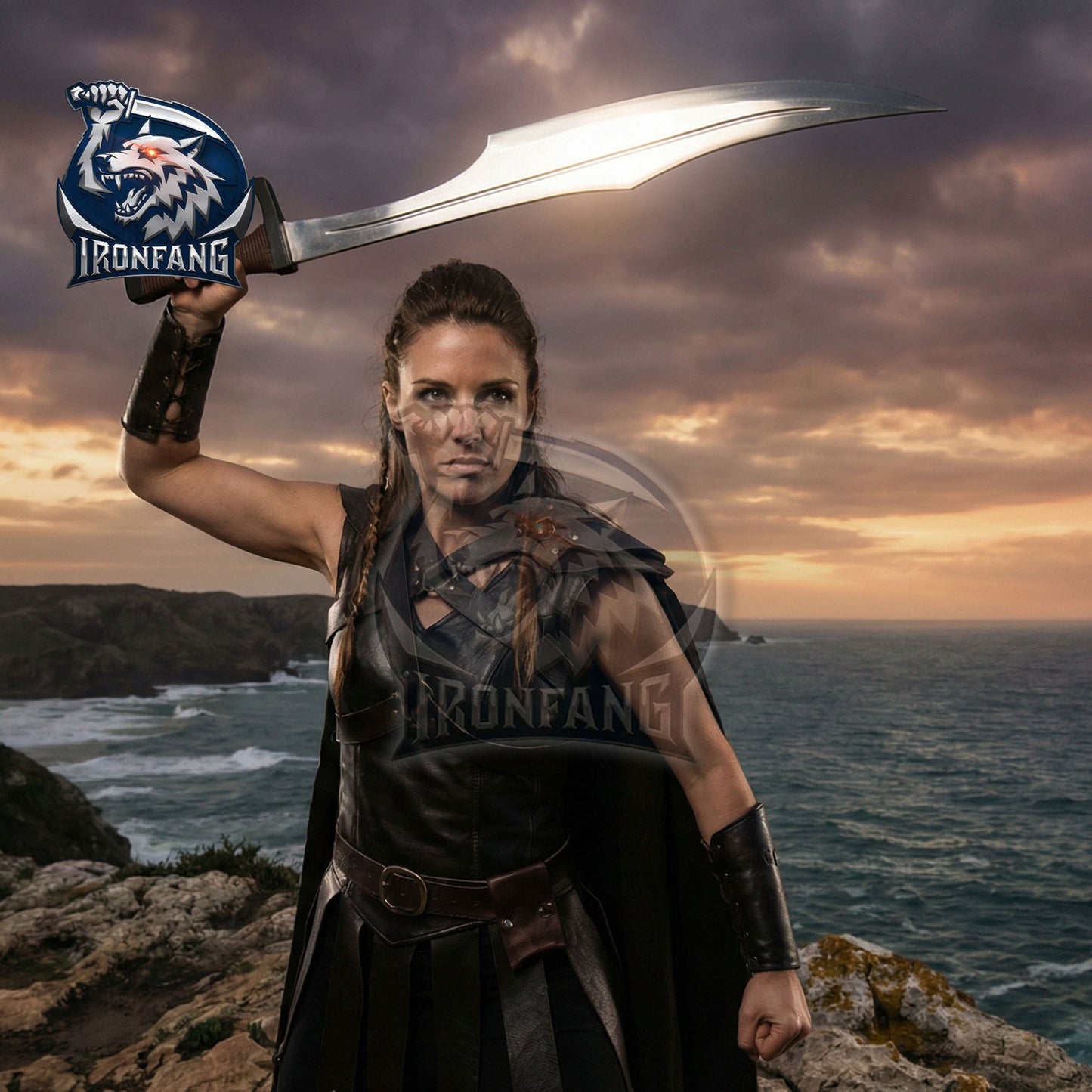 300 Spartan Warrior Greek Historical High Carbon Steel Medieval Sword IronfangKnife