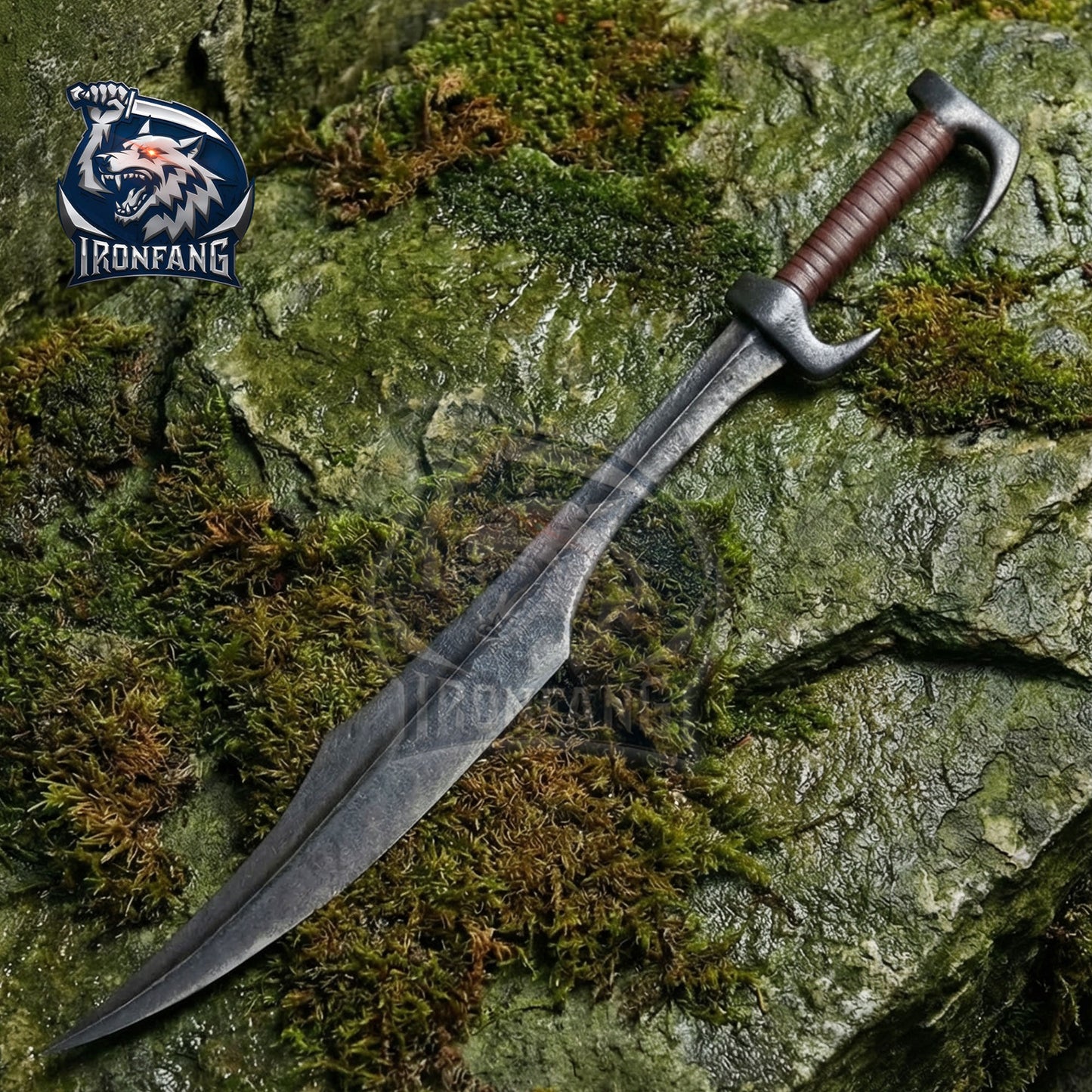 300 Spartan Warrior Greek Historical High Carbon Steel Medieval Sword IronfangKnife