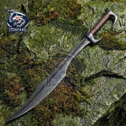 300 Spartan Warrior Greek Historical High Carbon Steel Medieval Sword IronfangKnife