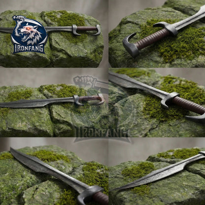 300 Spartan Warrior Greek Historical High Carbon Steel Medieval Sword IronfangKnife