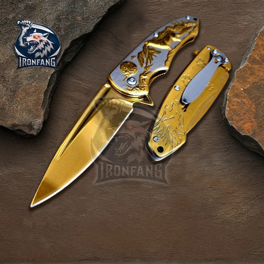 8-Wolf-Pocket-Knife-Camping-Hunting-Folding-Knife-Ironfangknife