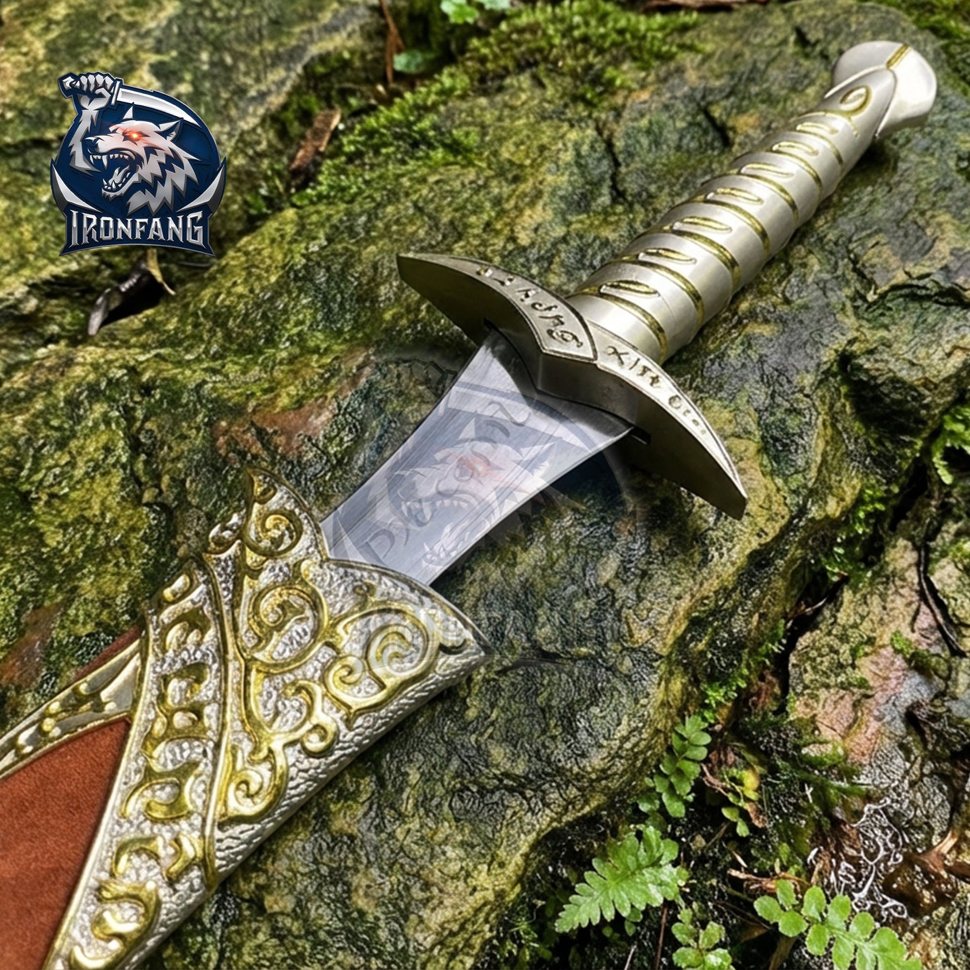 Premium 30" Sting Frodo Lord of the Rings Metal Sword ironfangknife