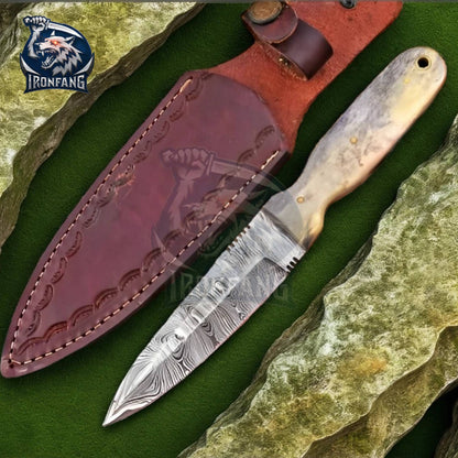 Game Of Thrones Dagger 9" Valyrian Steel Assassin Knife Camping, Survival, Hunting gift for Men, Father, Boyfriend IronFang Knife